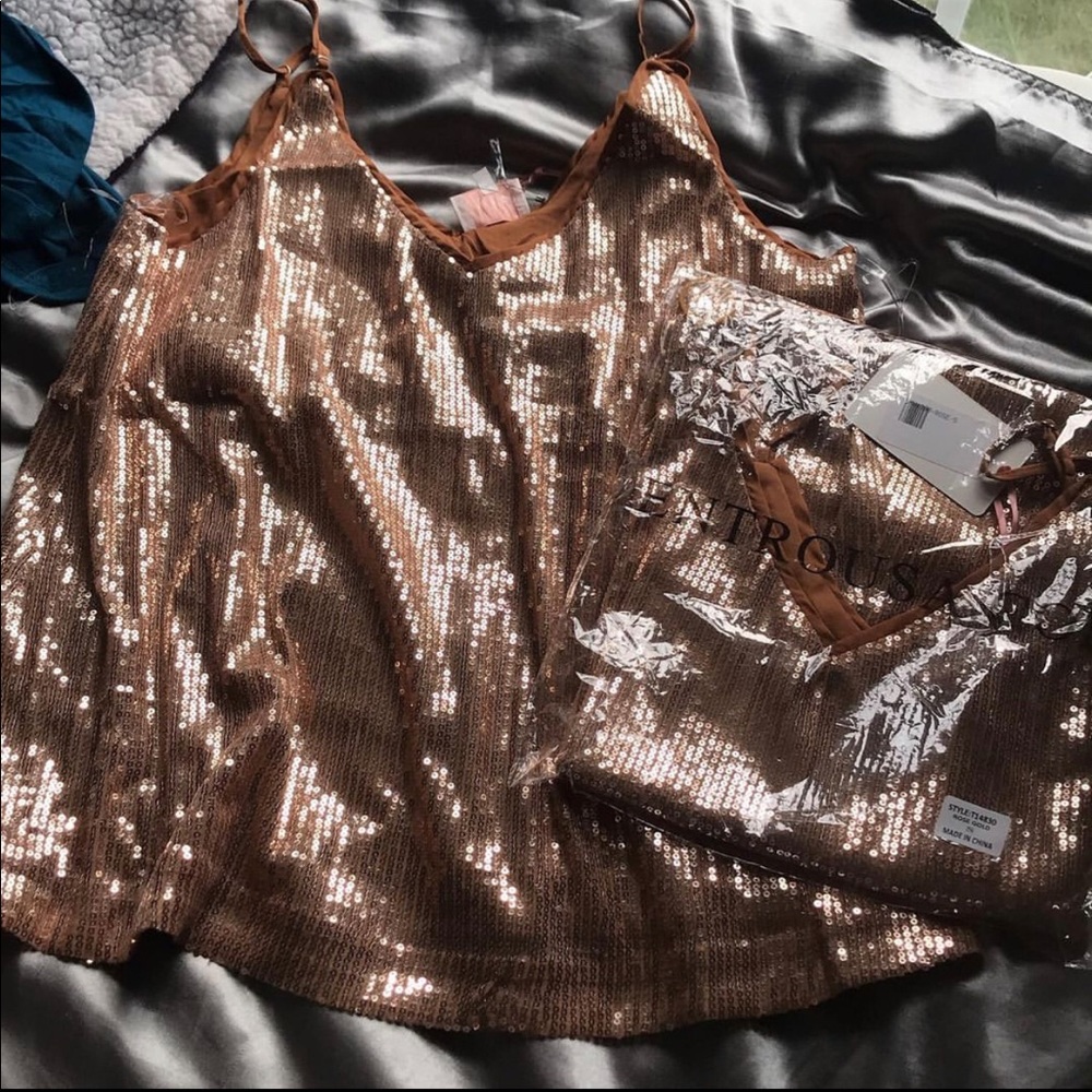 Shimmery dressy top